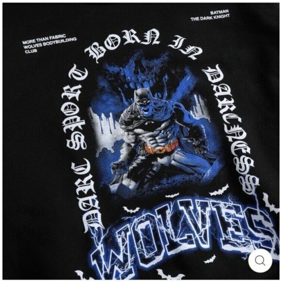 Darc Sport Bring The Pain London Crewneck Black Large Batman Dark Knight RARE - Picture 5 of 6